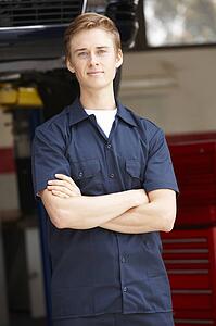Mechanic at work