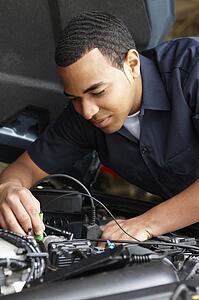 Mechanic at work