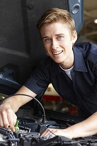 Mechanic at work