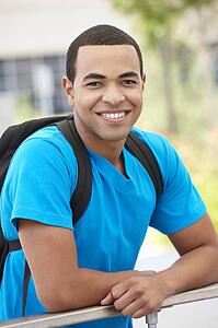 Portrait young man outdoors