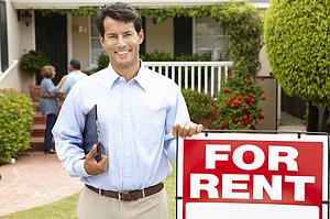 Real estate agent at work