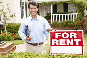 Real estate agent at work