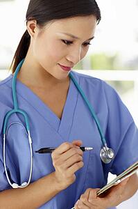 Young female doctor