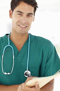 Young male doctor