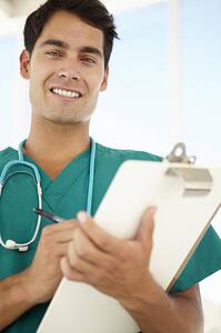 Young male doctor