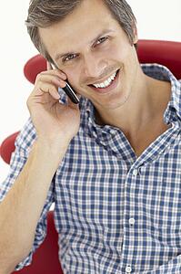 Man talking on the phone