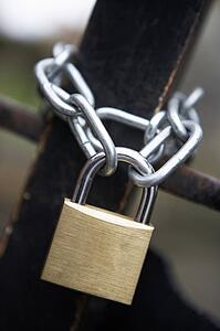 Chain and padlock