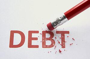 Wiping out debt
