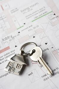 House key on ring