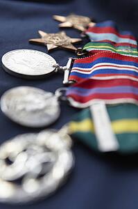 Strip of medals