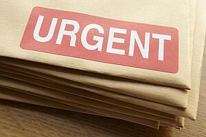 Urgent documents for despatch