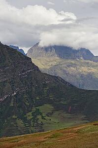 A View Of Clouds Over Mountains; Sacred Valley Peru