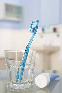 Toothbrush and toothpaste