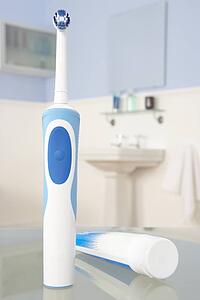 Electric toothbrush and toothpaste