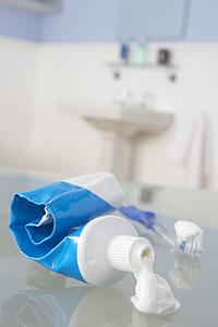 Toothbrush and toothpaste