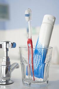 Toothbrush and toothpaste