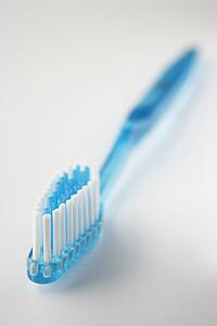 Blue toothbrush