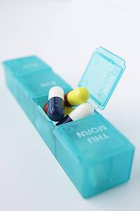 Pills in organiser
