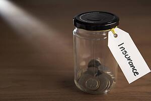 Coins in a jam jar