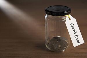 Coins in a jam jar