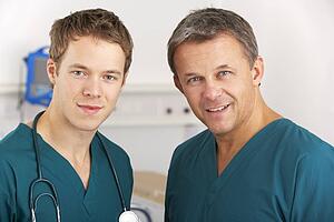 Portrait medical staff on hospital ward