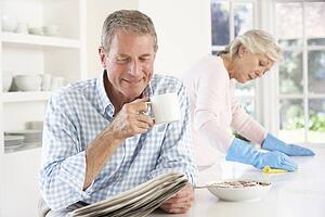 Tension between retired couple