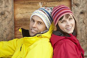 Middle Aged Couple Dressed For Cold Weather