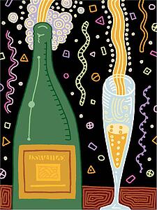 New Year Champagne
