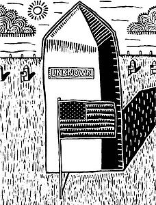 American Eagle - B&W