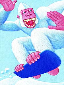 Yeti Snowboarding