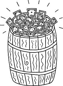 Barrel o’ Money - B&W