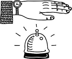 Service Bell - B&W
