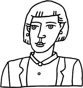 Business Gal - B&W