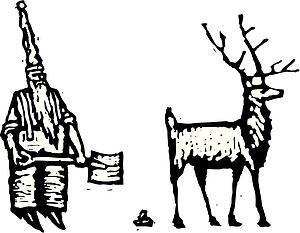 Elf w/Reindeer