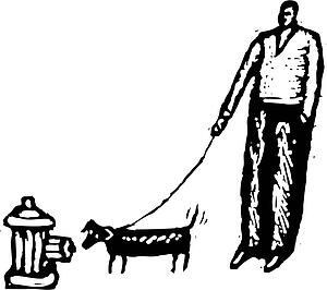 Man W/ Dog