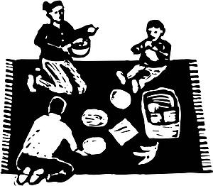 Picnicing