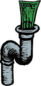 Down the Drain