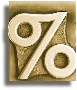 Yellow Metal Shadow Percent