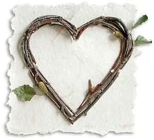 Stick Paper Heart