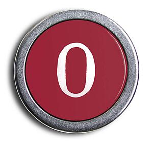 Typewriter Red Zero