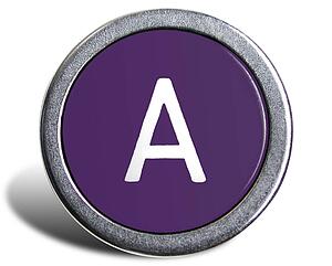 Typewriter Cast Purple A