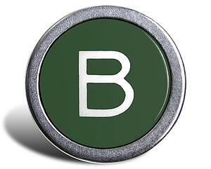 Typewriter Cast Green B
