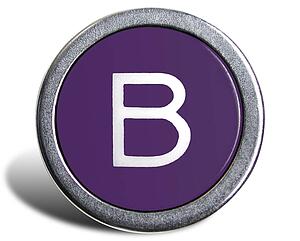 Typewriter Cast Purple B