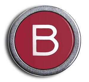 Typewriter Red B