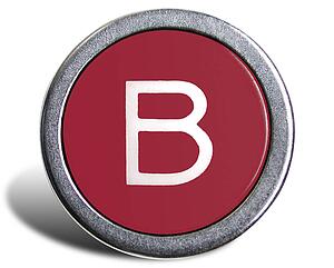 Typewriter Cast Red B