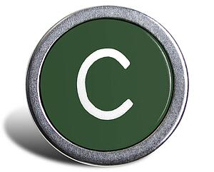Typewriter Cast Green C
