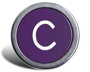 Typewriter Cast Purple C