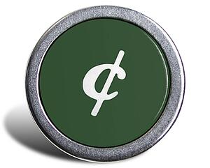 Typewriter Cast Green Cent