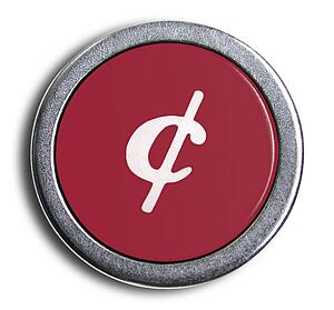 Typewriter Red Cent
