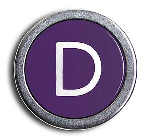 Typewriter Purple D
